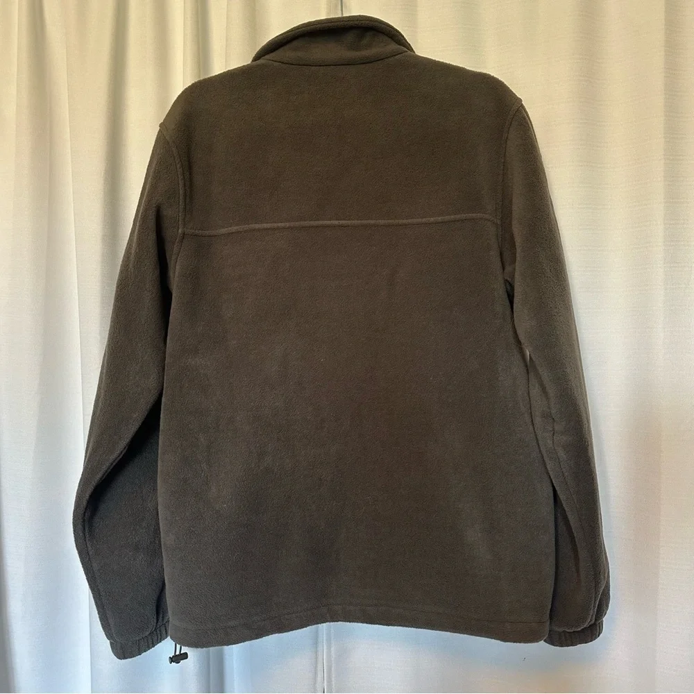 Columbia Jacket Men's Fleece Size Medium Full Zip Long Sleeve Outdoor Gray - Picture 10 of 12
